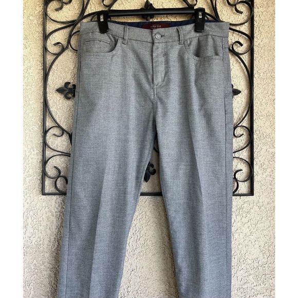 Zara Men’s Dress Pants - Size 32 - Gray - Picture 2 of 9